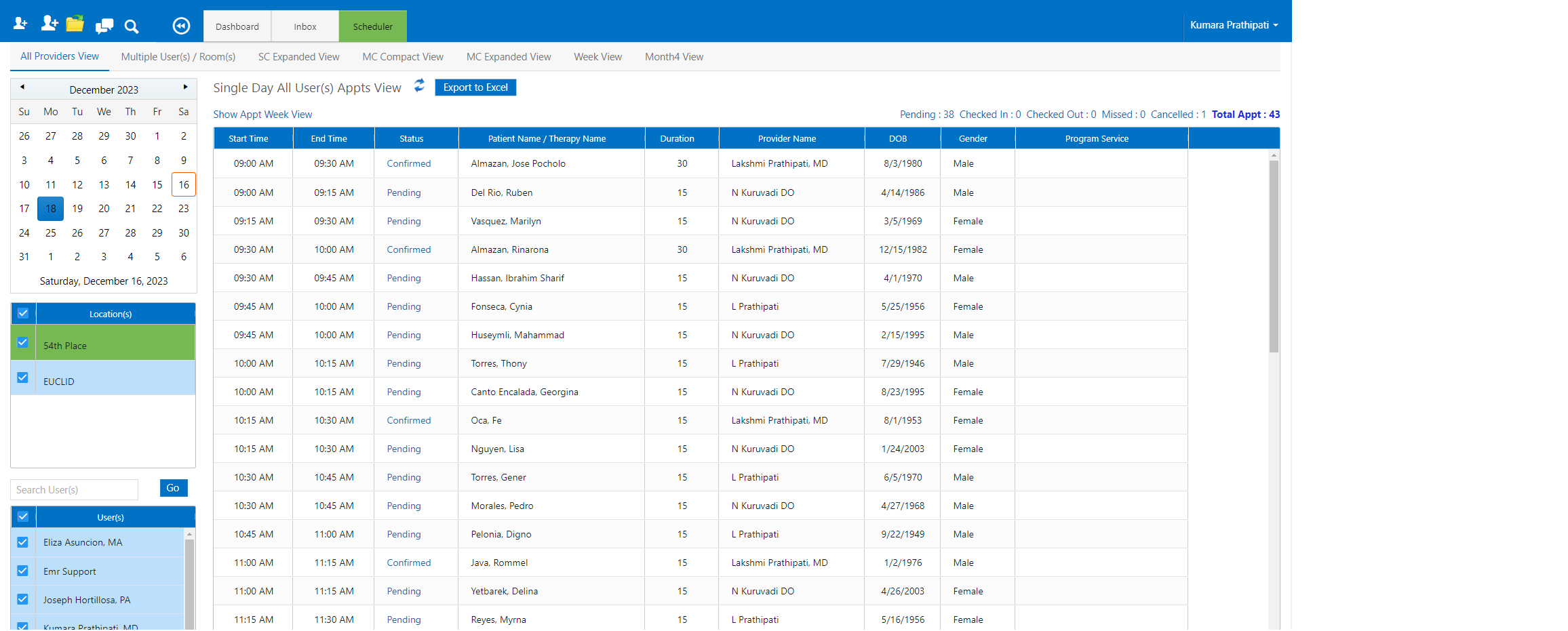 screenshot of EHR YOUR WAY